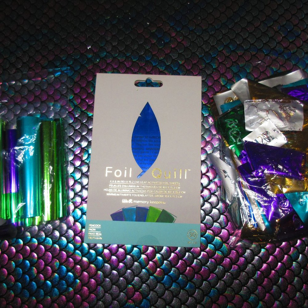 Foil Quill Partially Used Color Heat Activated Foil Scrapbooking